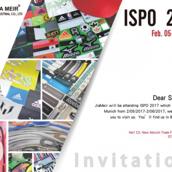 2017 ISPO MUNICH   Feb.05-08, 2017